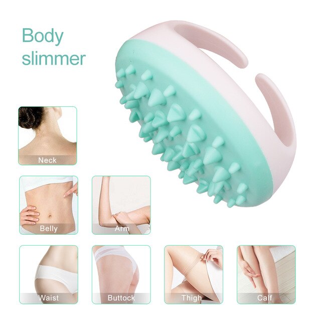 New Handheld Bath Shower Anti Cellulite Full Body Massage Brush Slimming Beauty Face skincare Tools Face Lift Tool Massage Brush